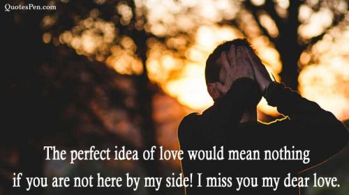 Cute I Miss You Quotes for Her-Him in English - Missing Someone Quotes