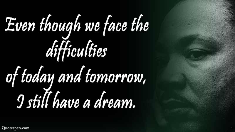 we face the difficulties-mlk-quotes