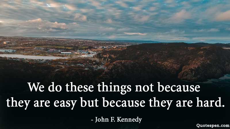 JFK Jr quote on easy