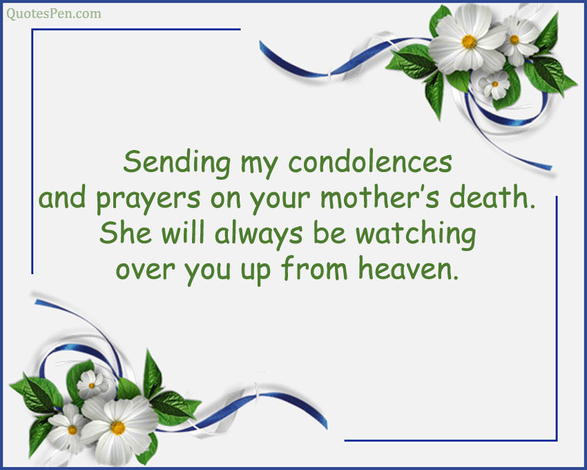 condolence-message-on-death-of-mother