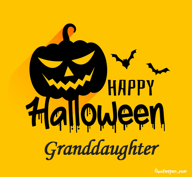 Halloween Wishes for Granddaughter from Grandma