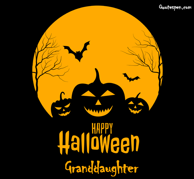 Happy Halloween Wishes for Granddaughter