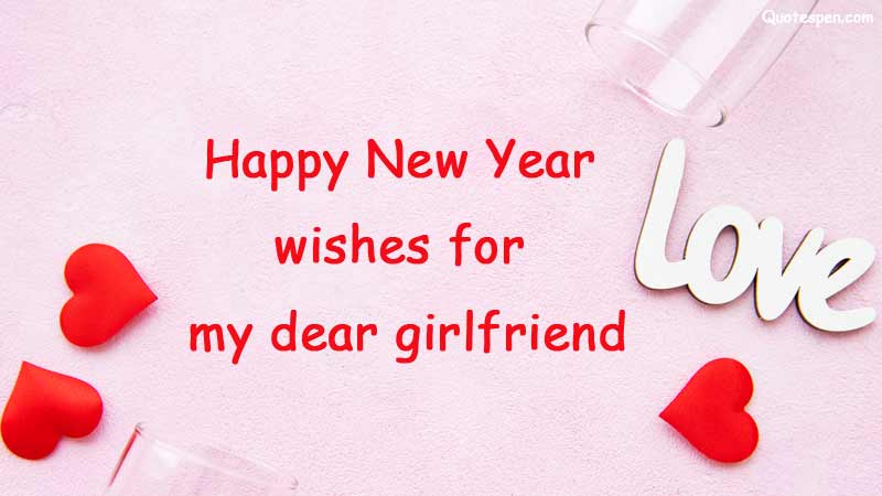 Happy New Year Wishes Quotes for Girlfriend