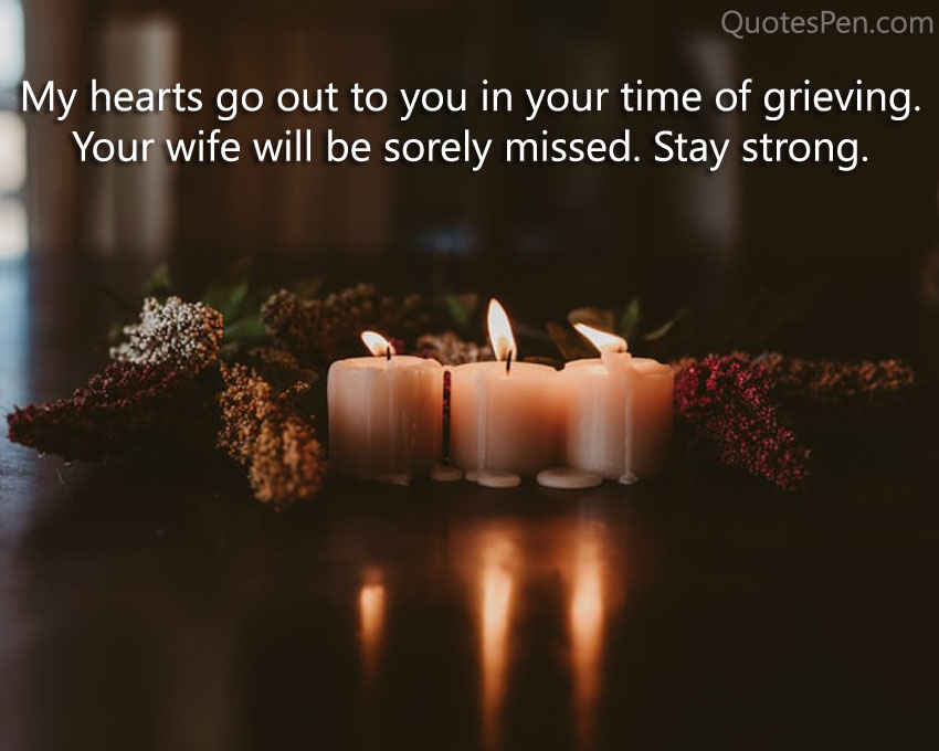 simple-sympathy-quote-for-loss-of-wife