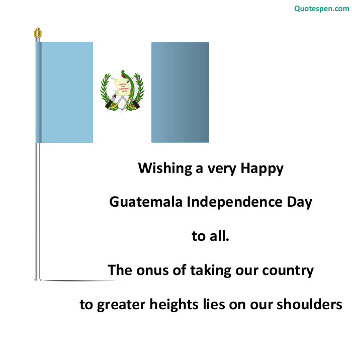 Guatemala Independence Day Wishes