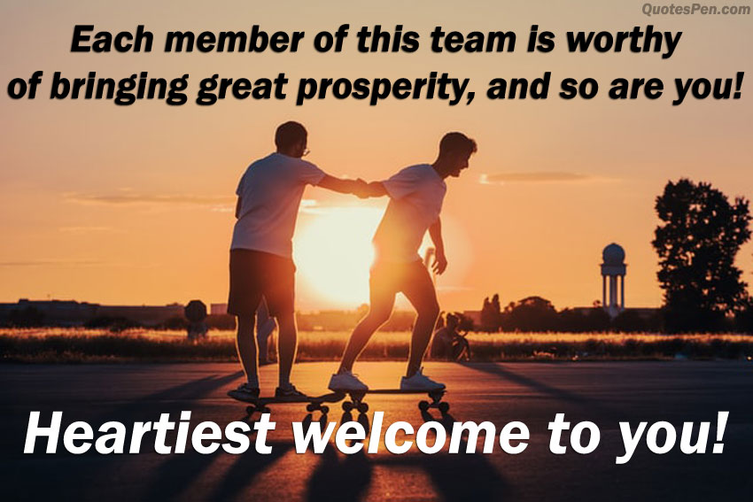 welcome-messages-for-new-team-member